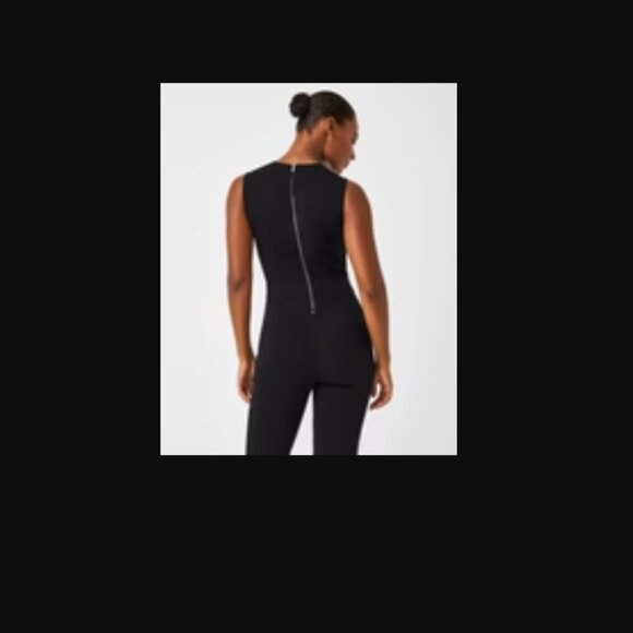 NWT SPANX The Perfect Jumpsuit - Black - Small Petite - Picture 4 of 9